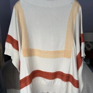 Piazza Sempione Women’s Wool Silk Cashmere Striped Sweater - Size M